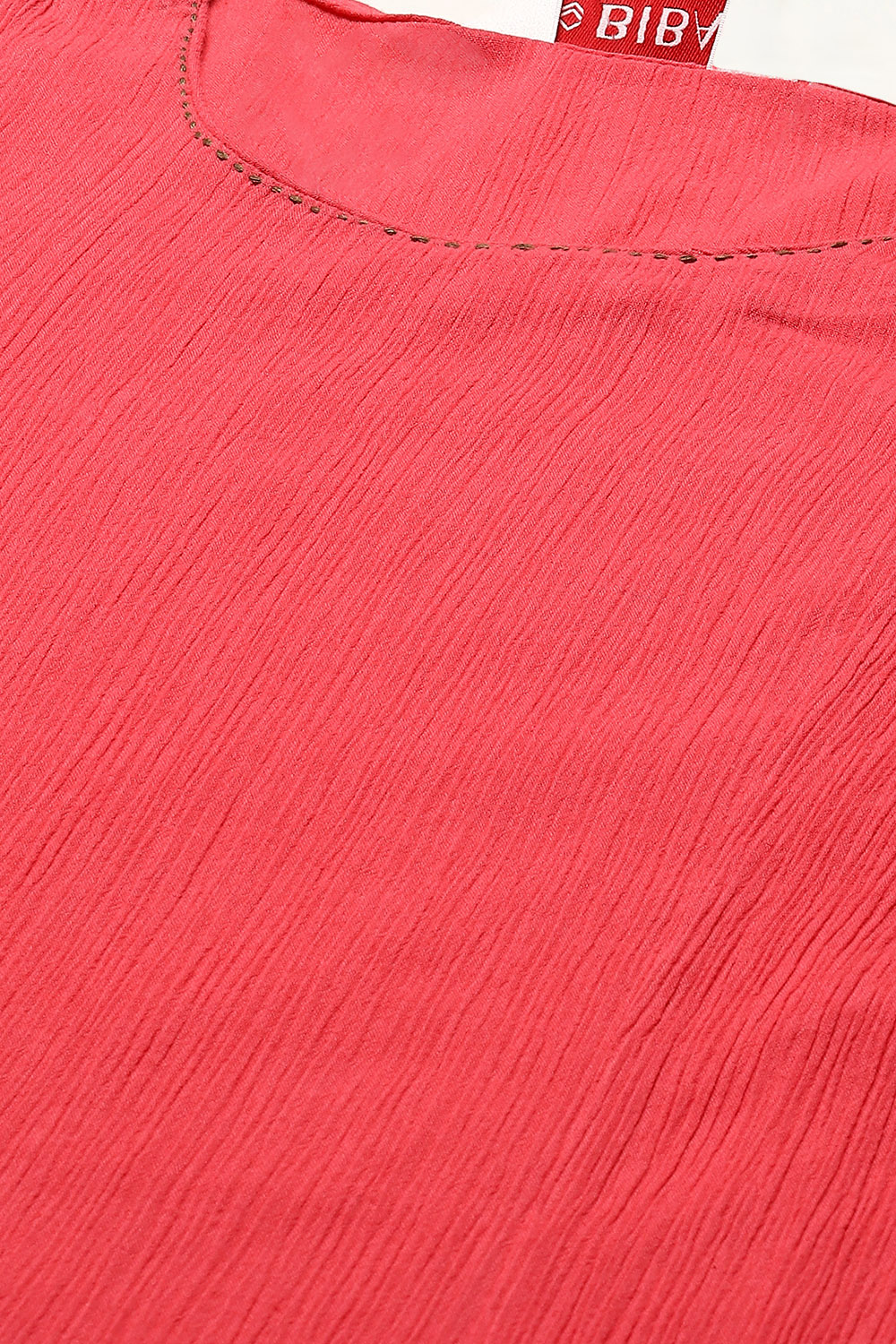 Romantic Pink Cotton A-Line Kurta Palazzo Suit Set image number 2