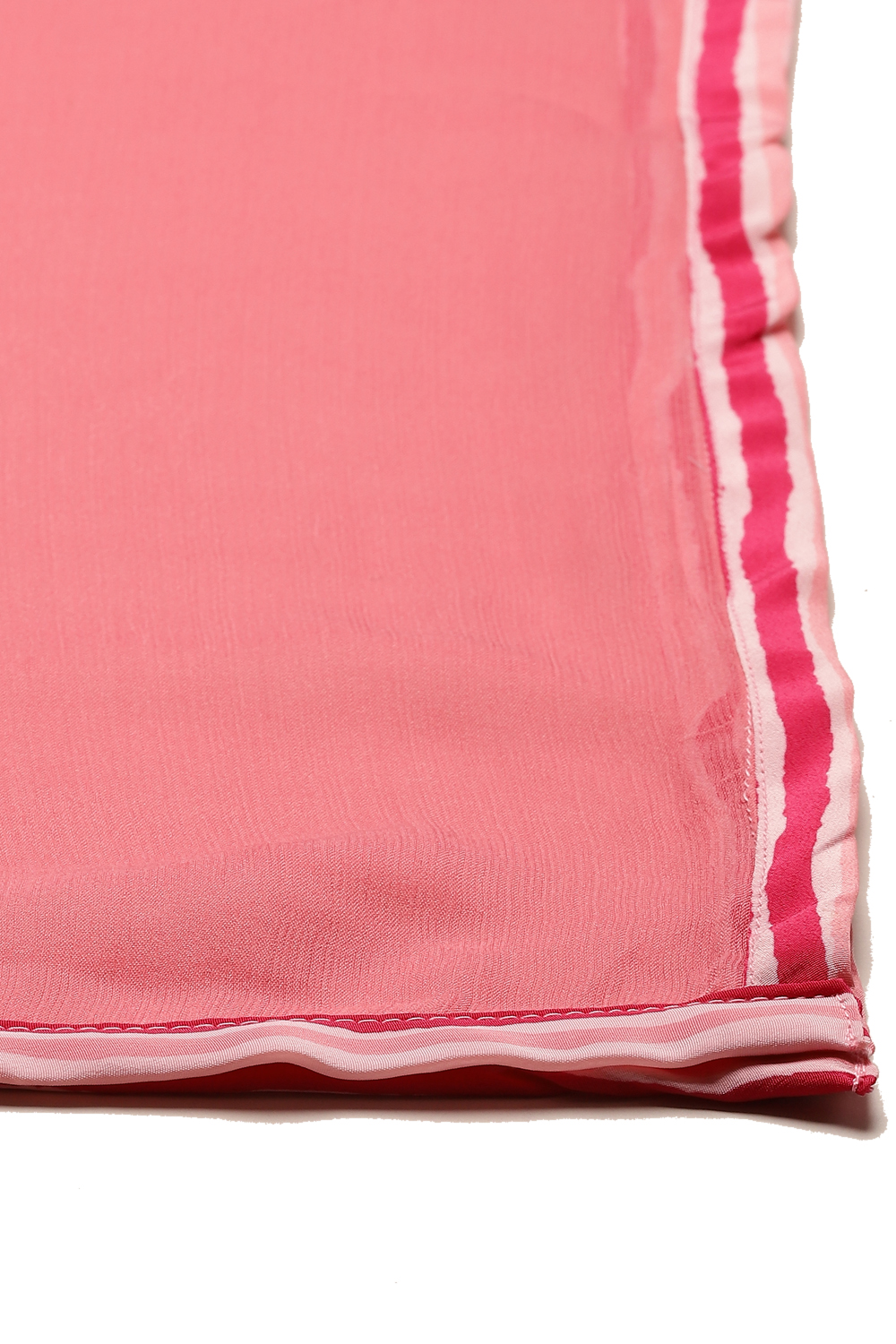 Pink Art Silk Asymmetric Kurta Salwar Suit Set image number 3