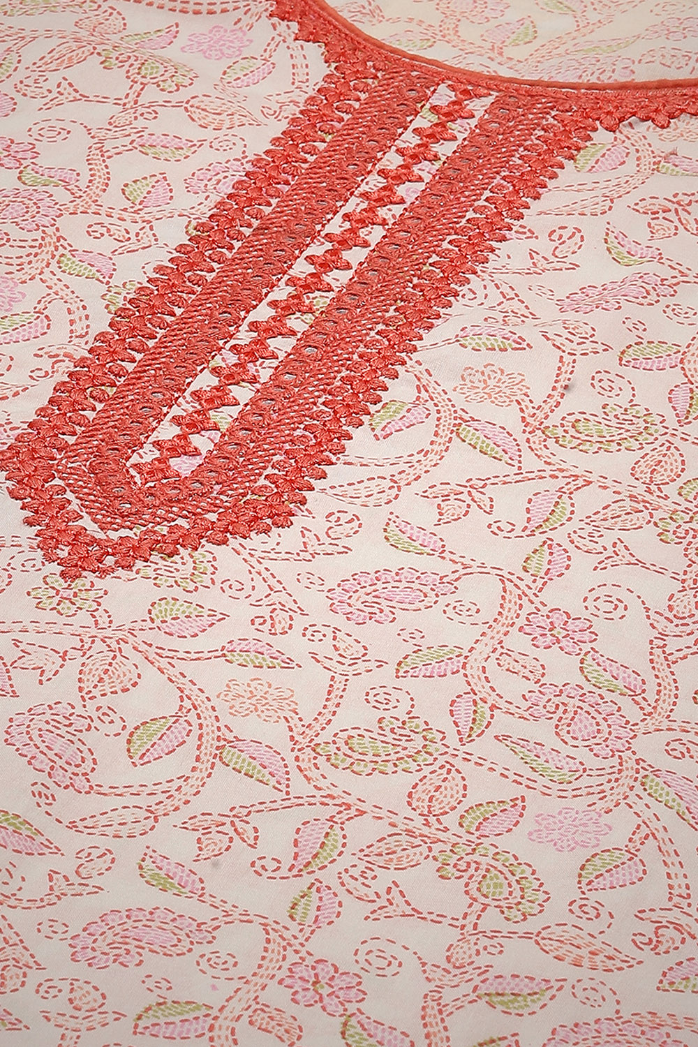 Gajri Cotton Woven Unstitched Suit Set image number 6
