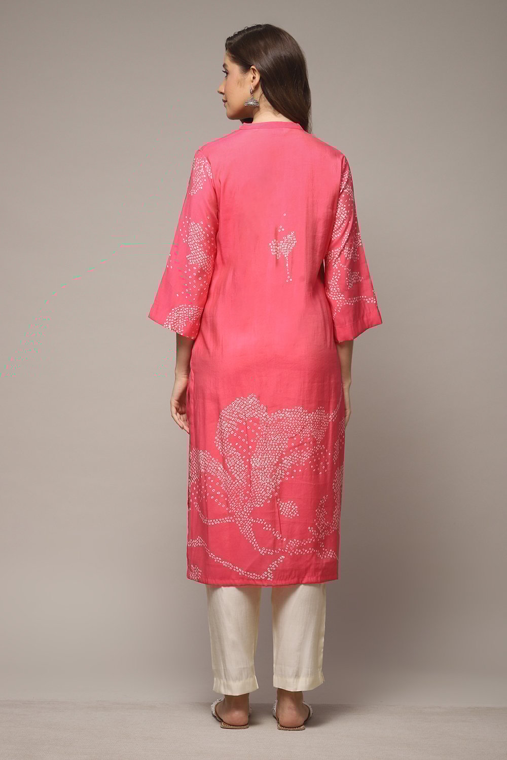 Fuschia Viscose Straight Printed 2 Piece Set image number 2