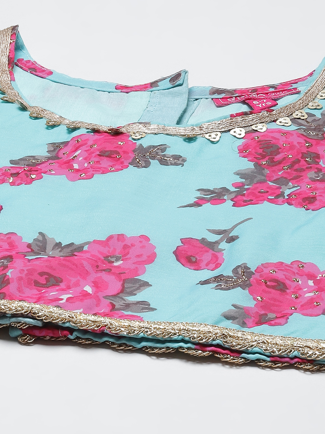 Pink Art Silk Lehenga Set image number 1