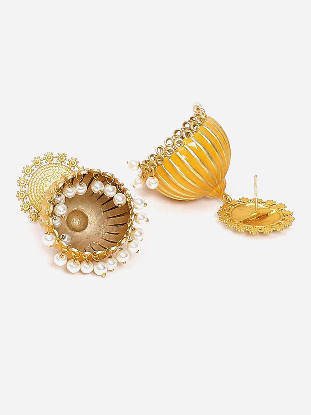 Yellow Earrings image number 3