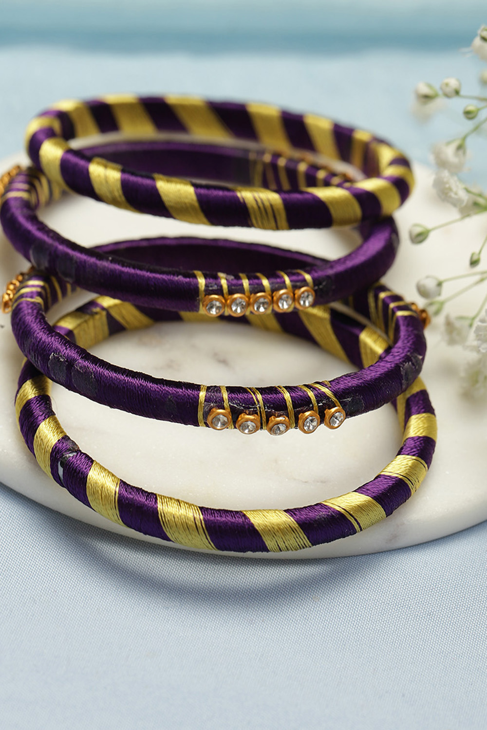 Purple Kids Bangles image number 1