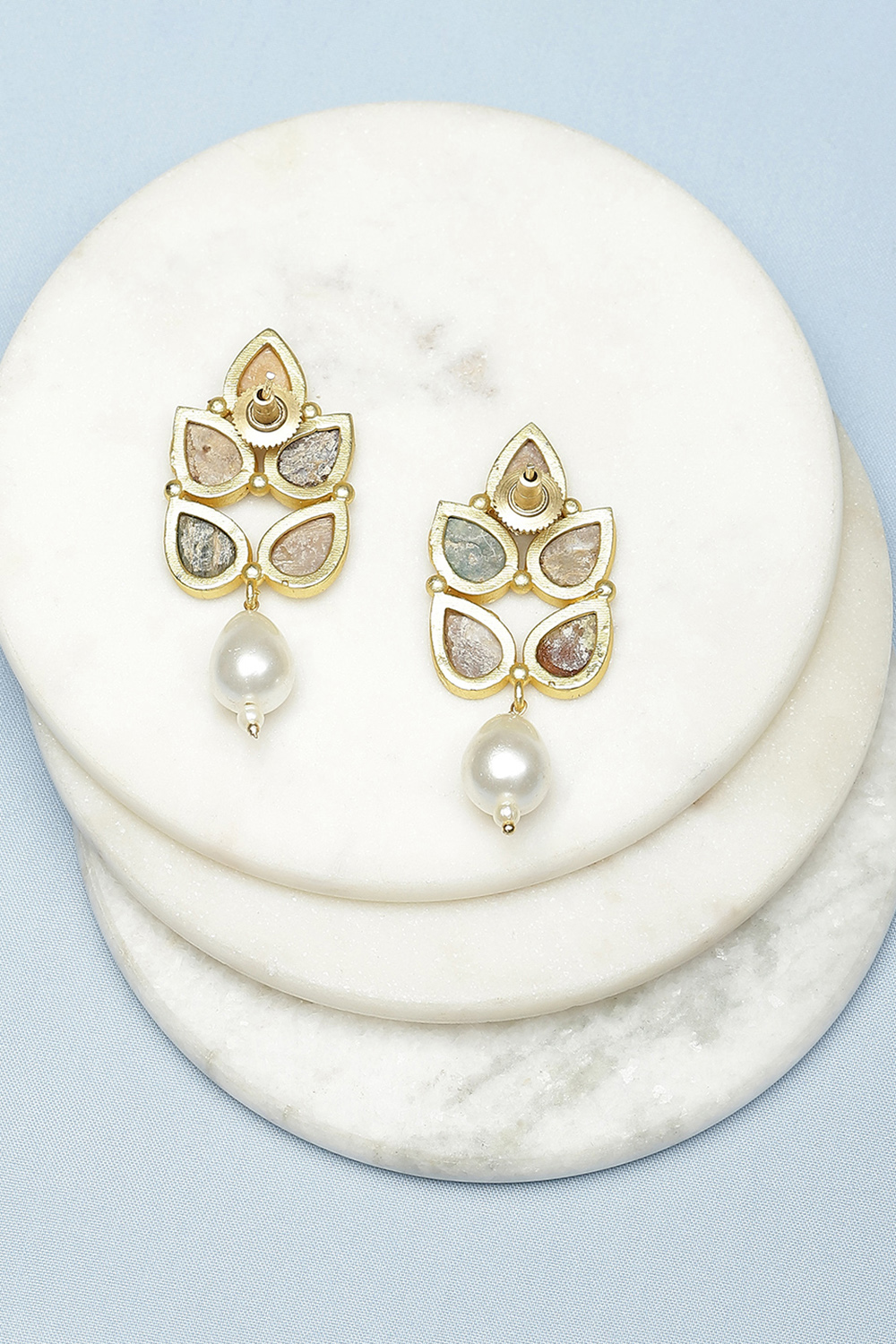 White Earrings image number 2