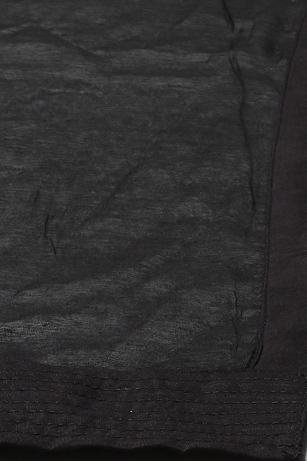 Rohit Bal Black Cotton Silk Anarkali Printed Suit Set image number 3