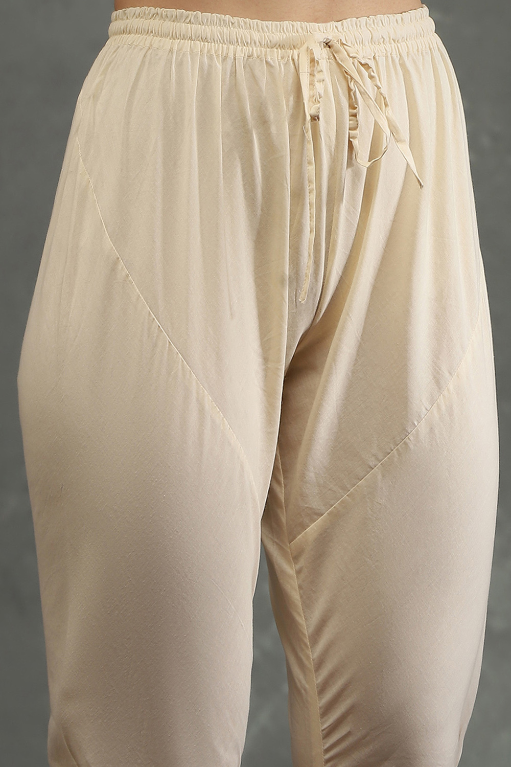 Black Silk Chanderi Floral Printed Anarkali Suit Set image number 2