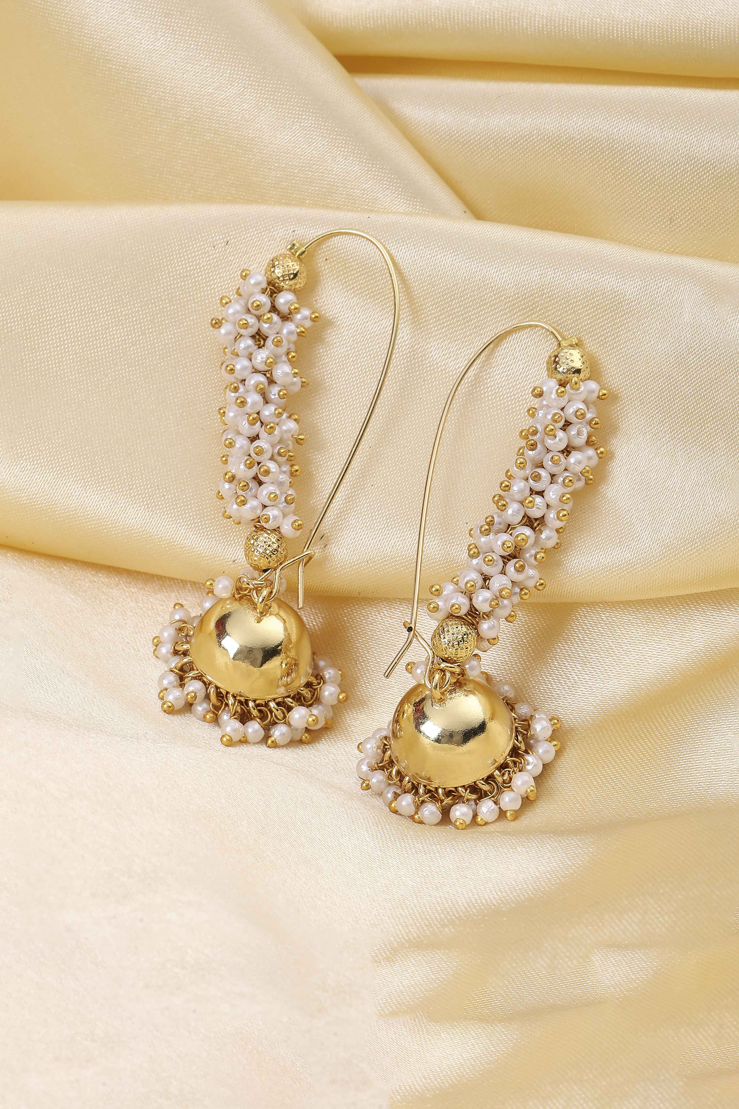 Gold Brass Jhumka image number 0