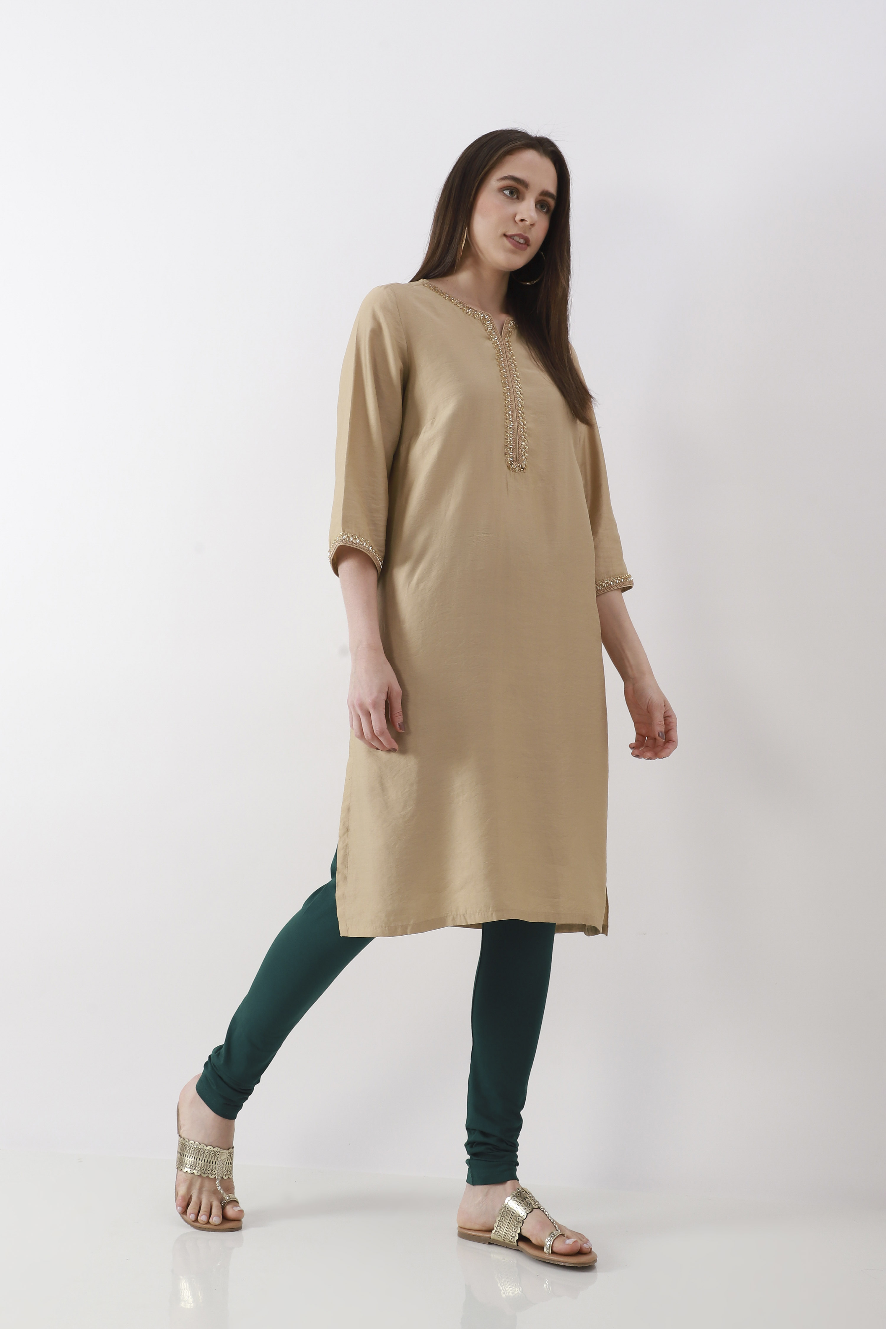 Pink Cotton Lycra Churidar image number 0