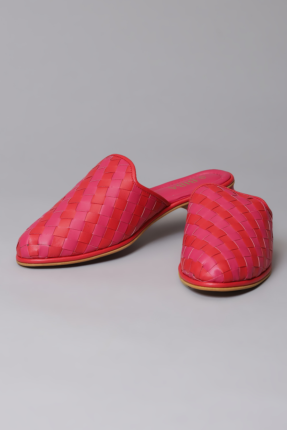 Red Pink Synthetic Formal Mules image number 0