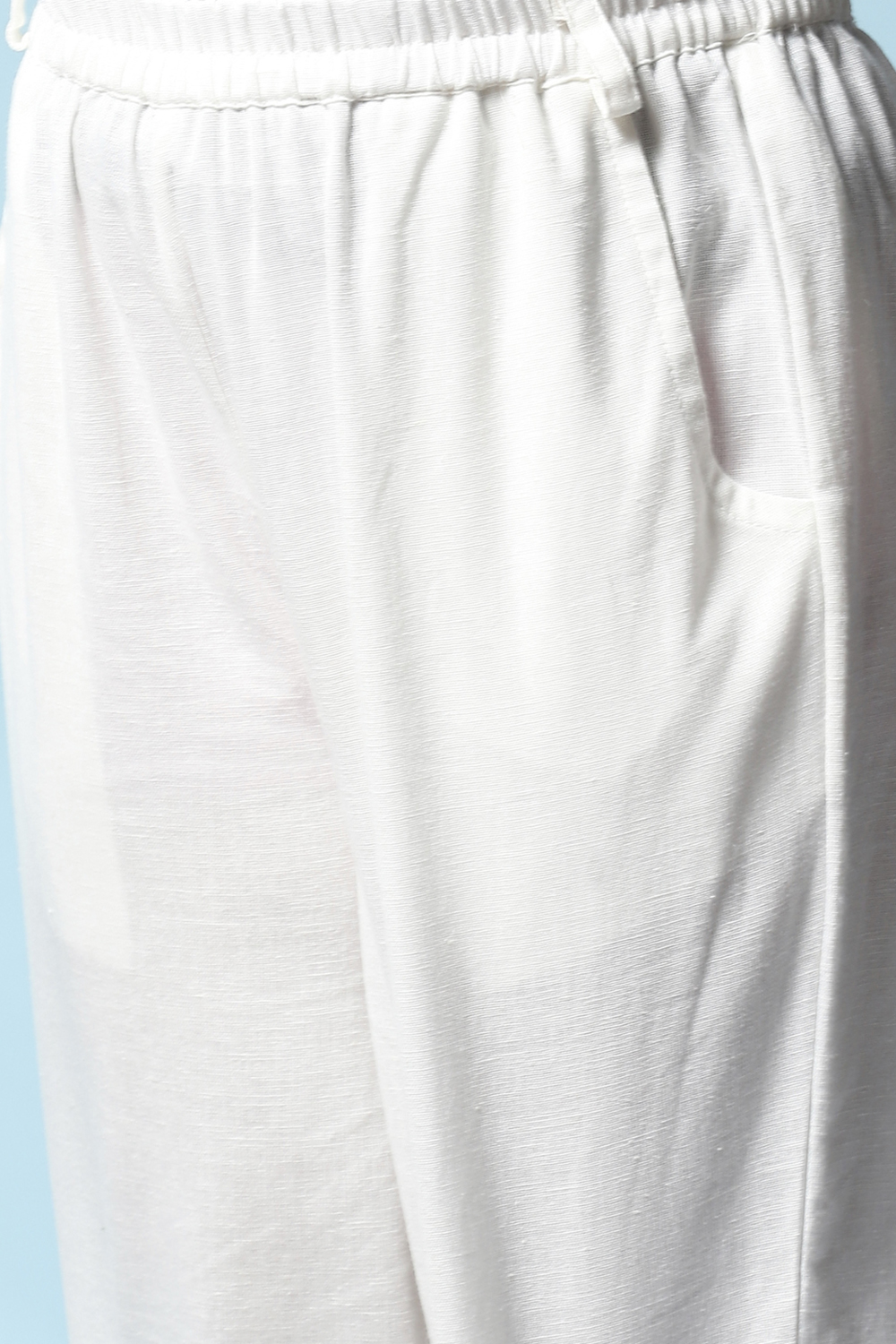 White Cotton Palazzo image number 1