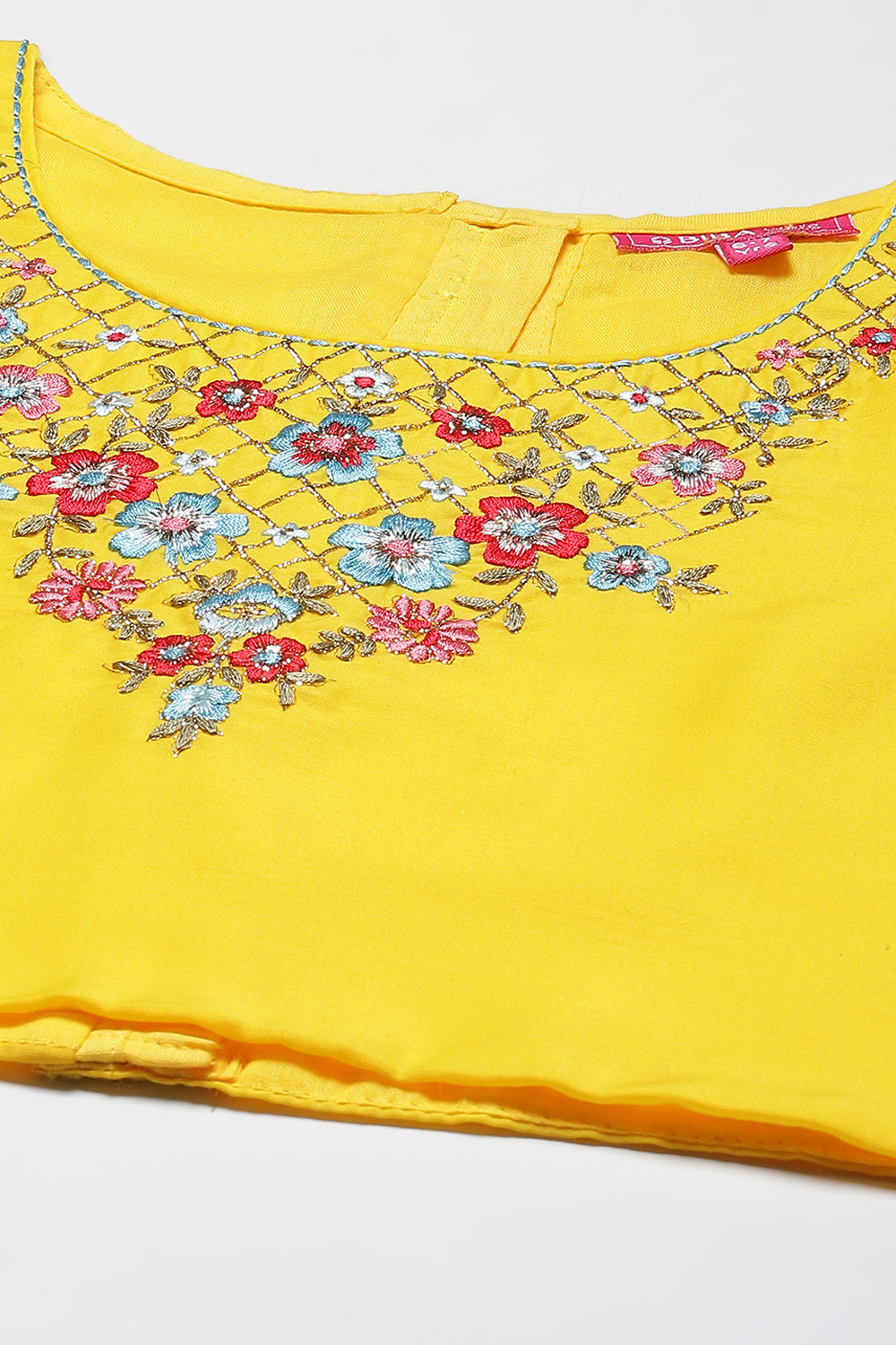 Yellow Art Silk Lehenga Set image number 1