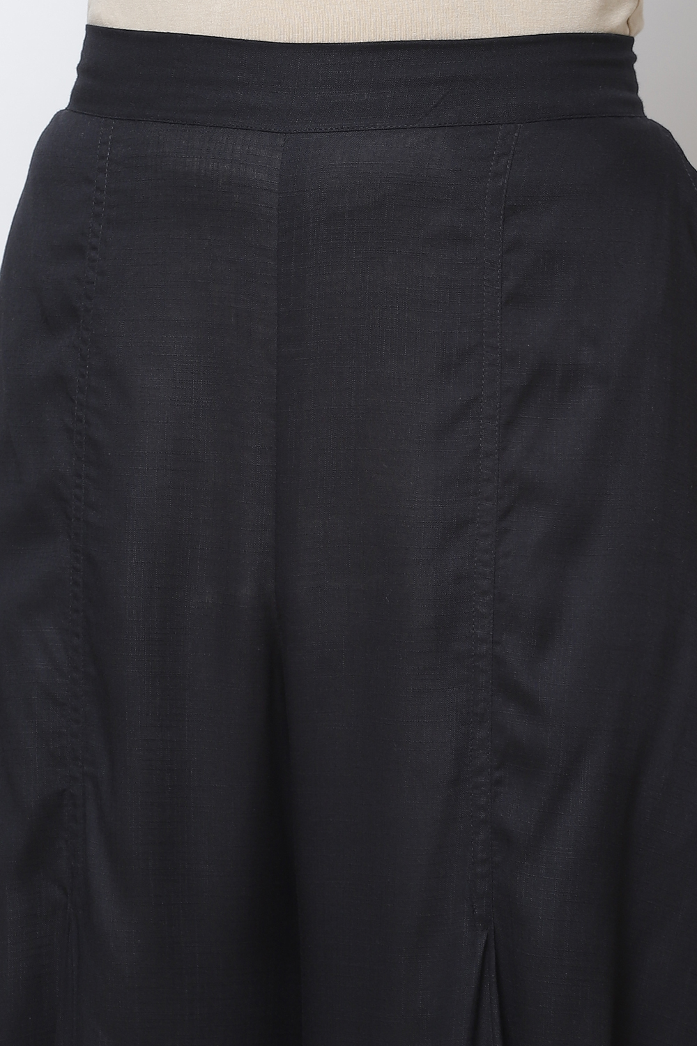 Black LIVA Dhoti Pants image number 1