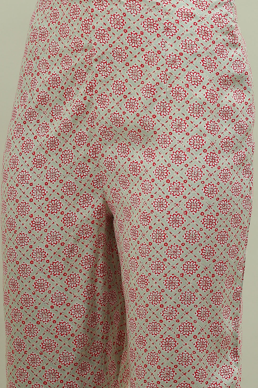 Jade Green Rayon A-Line Kurta Slim Pant Suit Set image number 2
