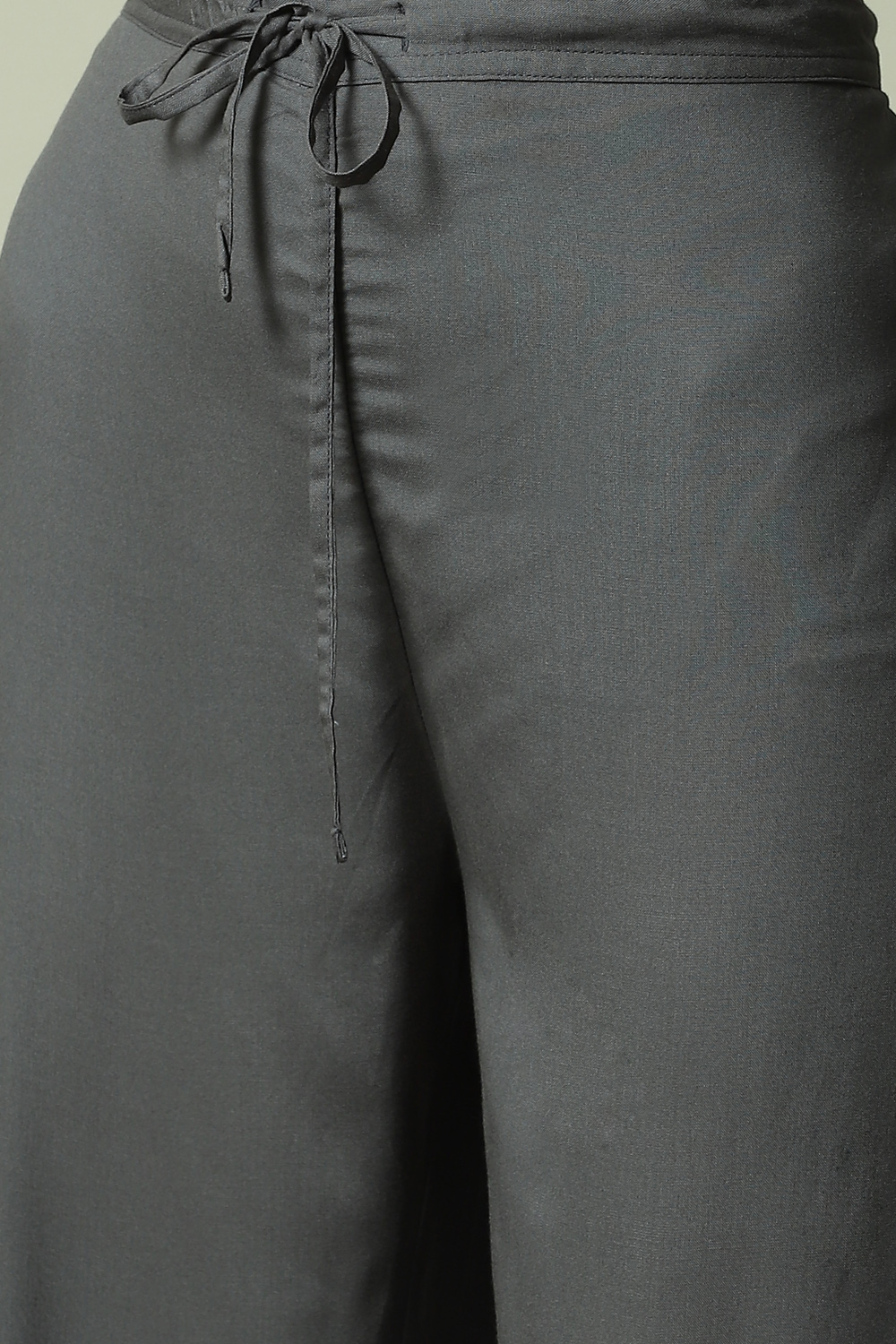 Grey Viscose A-Line Kurta Palazzo Suit Set image number 2