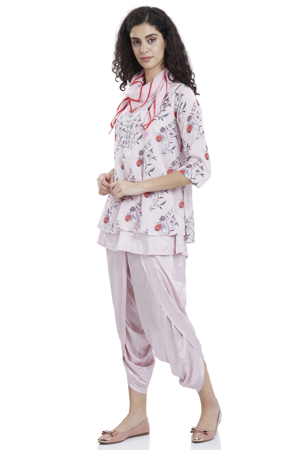 Light Purple Kurta Pants Set image number 2