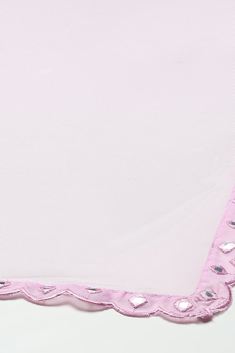 Lilac Cotton Blend Flared Kurta Churidar Suit Set Suit Set image number 3