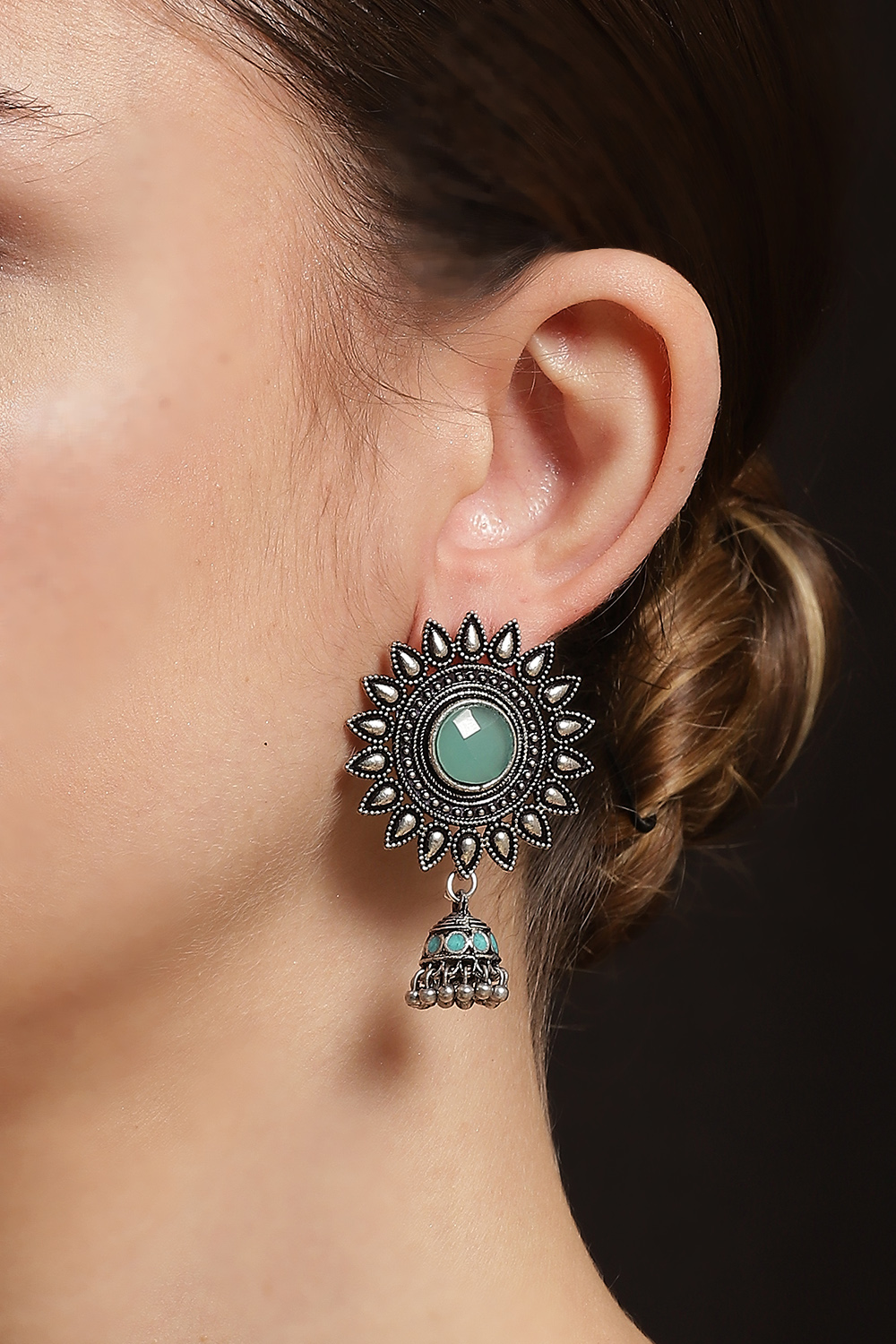 Aqua Earrings image number 1