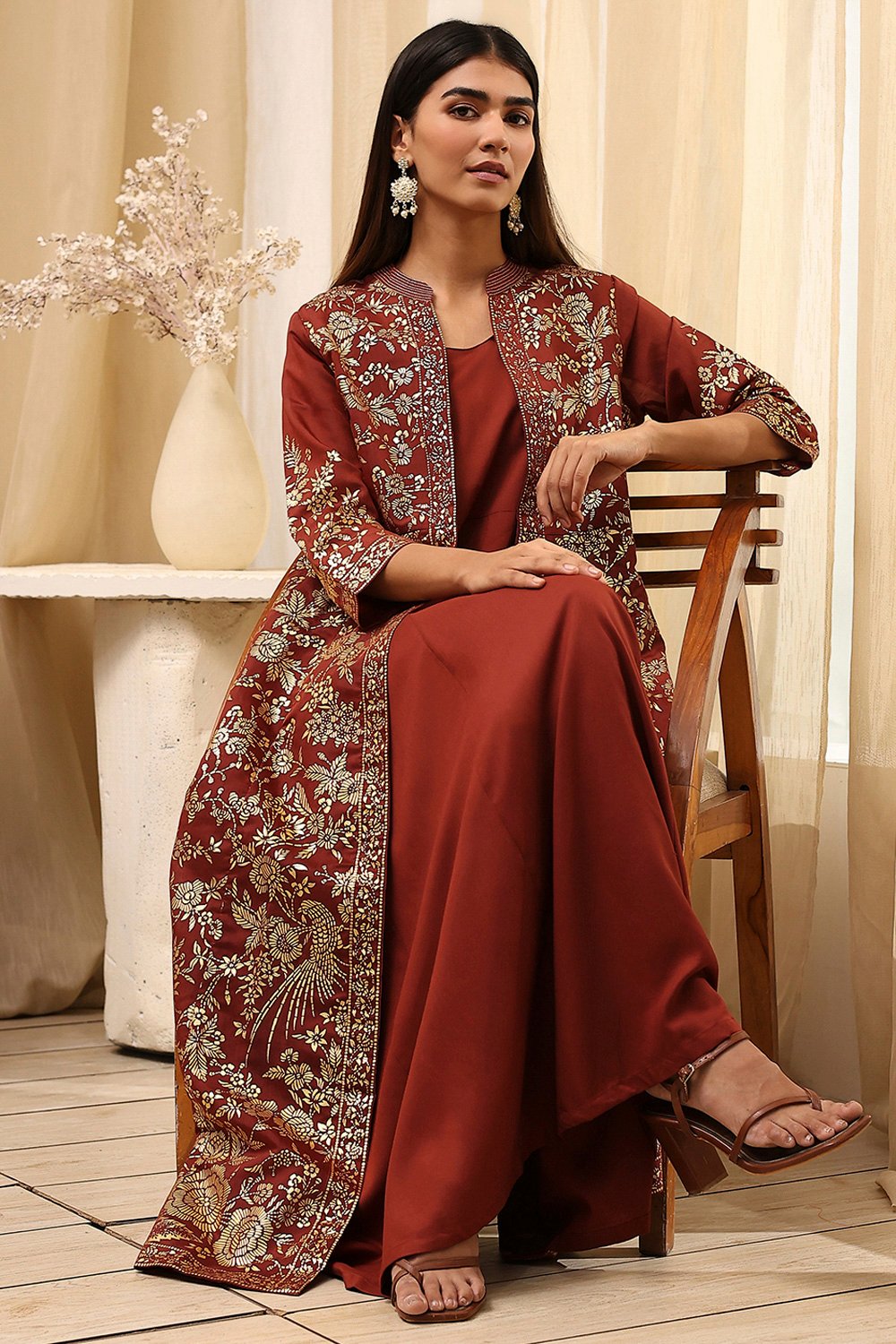 Cherry Polyester  Dress image number 0