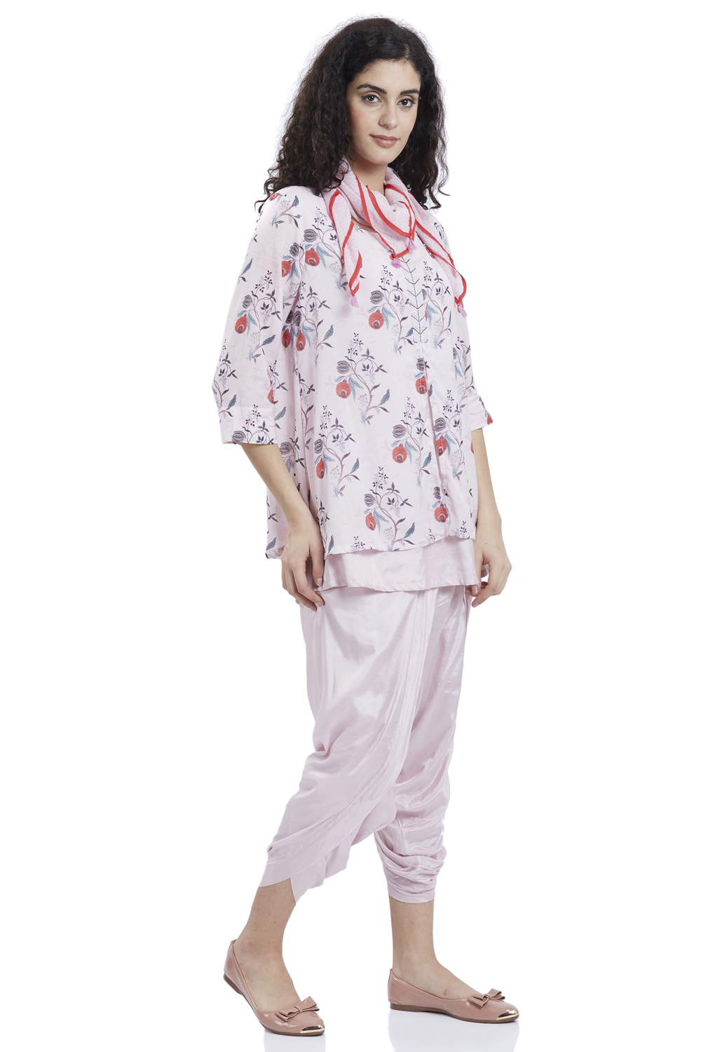 Light Purple Kurta Pants Set image number 3