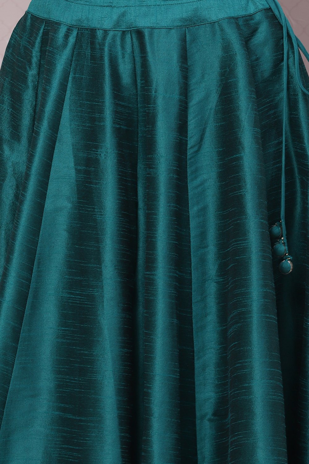 Peacock Flared Art Silk Skirts image number 1