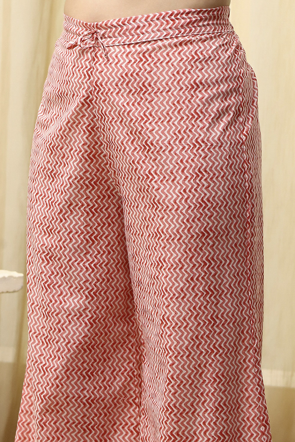 Coral Cotton Printed Embroidered Unstitched Suit Set image number 3