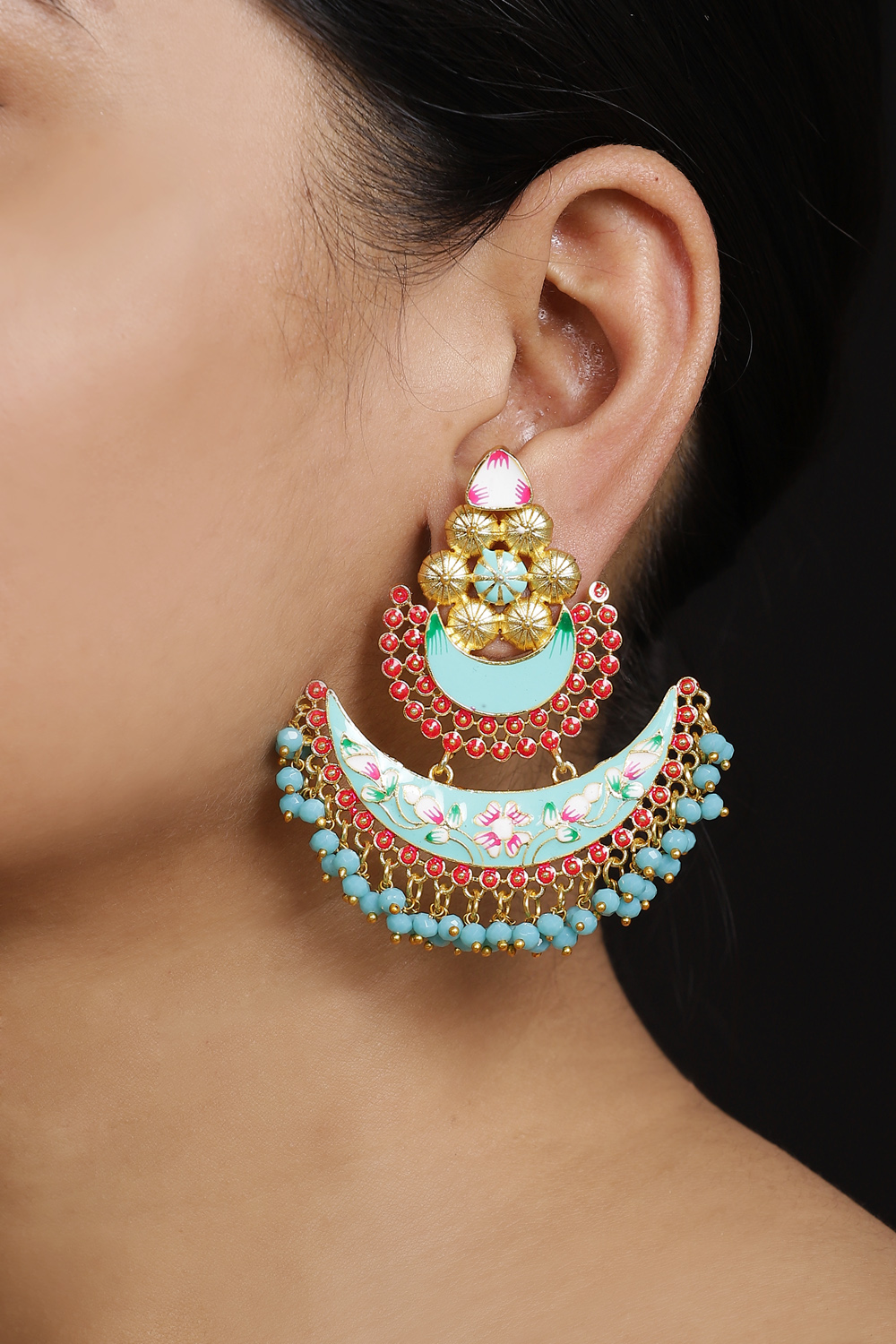 Teal Earrings image number 0