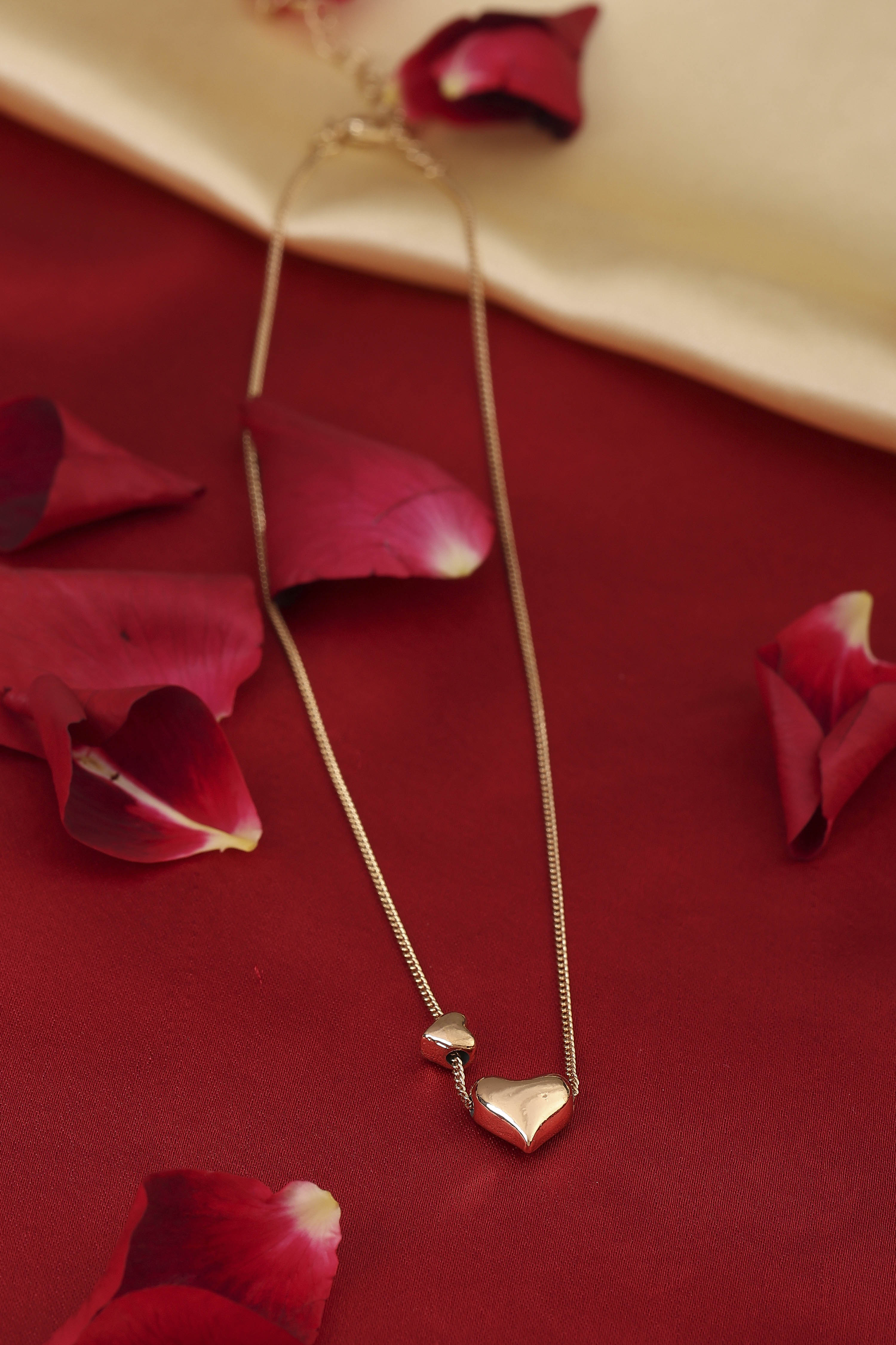 Gold Brass Necklace image number 0