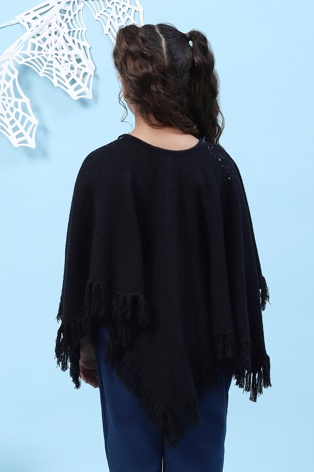Off White Nylon Yarndyed Top image number 4