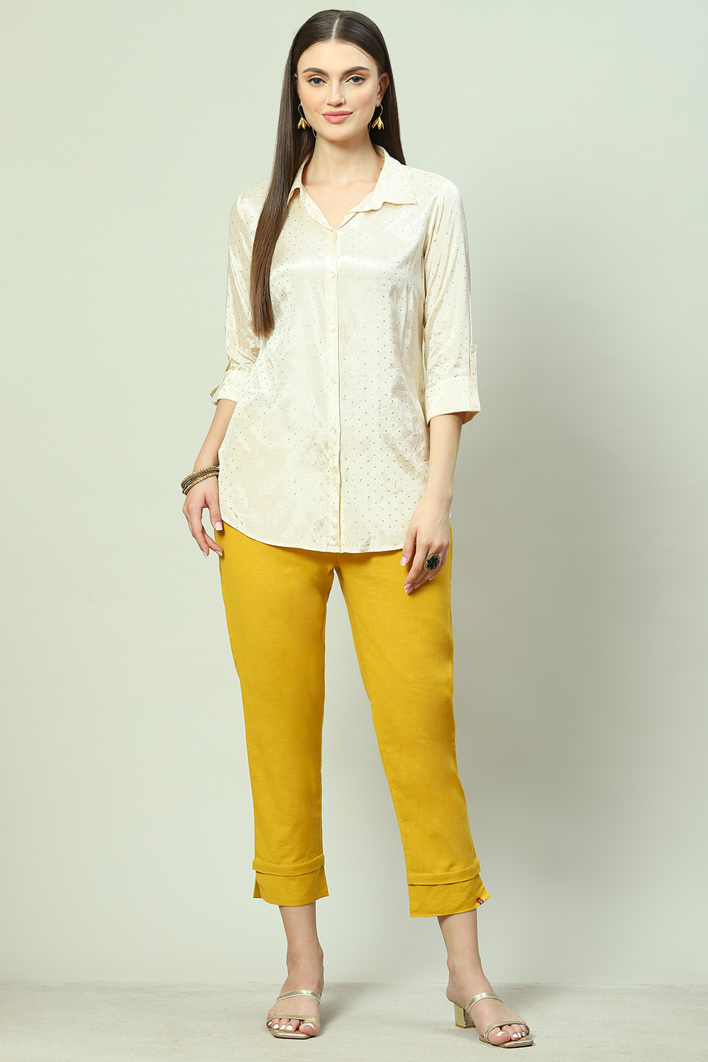 Cavern Clay Cotton Flax Slim Pants image number 5