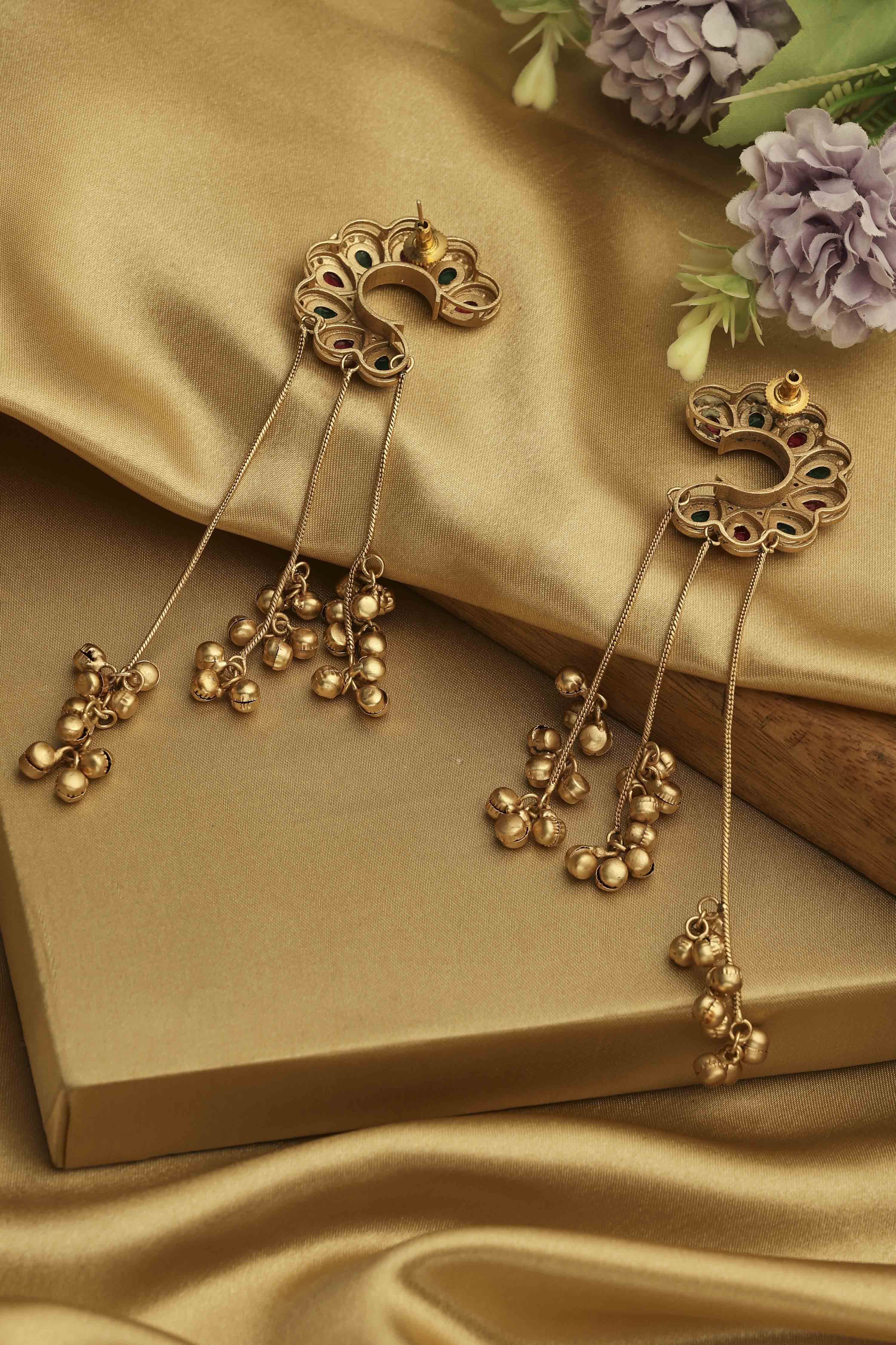 Multicolor Brass Drop & Danglers image number 2