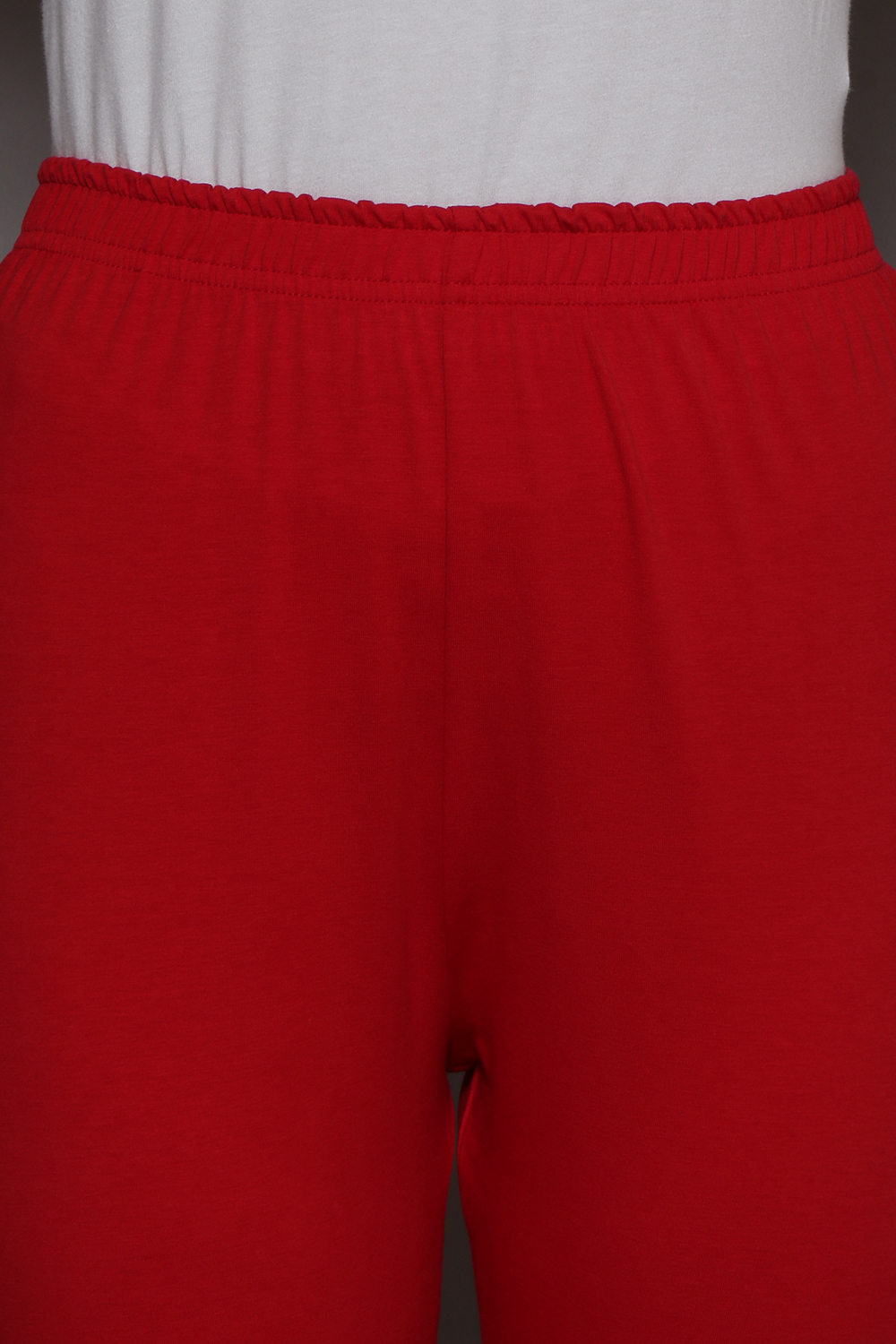 Maroon Cotton Lycra Knitted Churidar image number 5