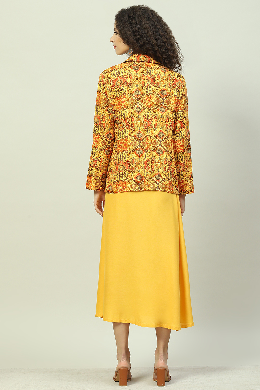 Mustard Rayon 2 Piece Set image number 4