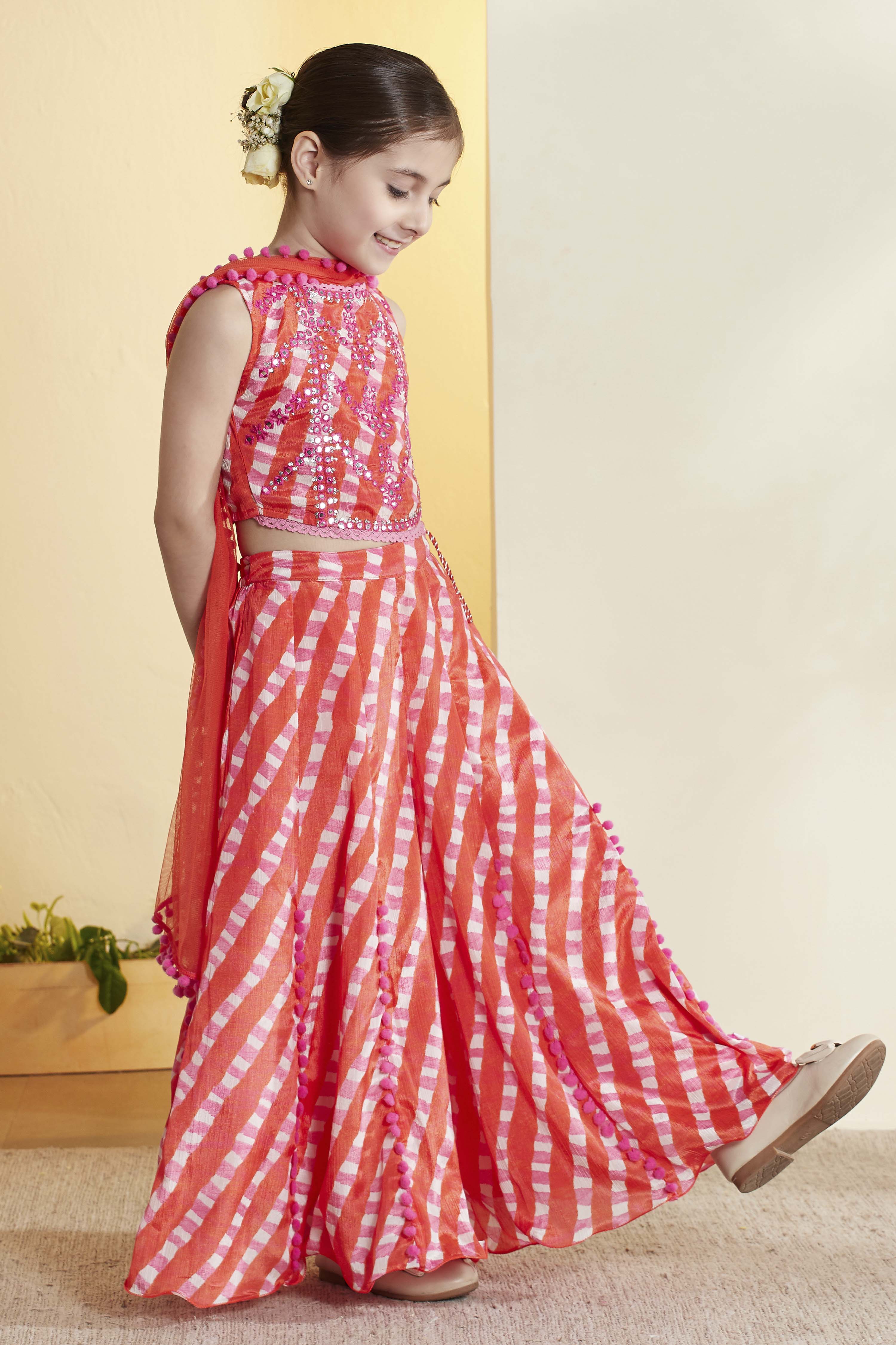 Pink Polyester Straight Suit Set image number 4