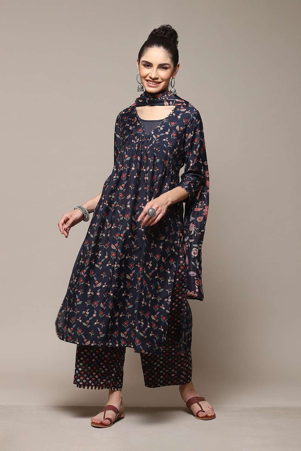 Cotton palazzo suit clearance set