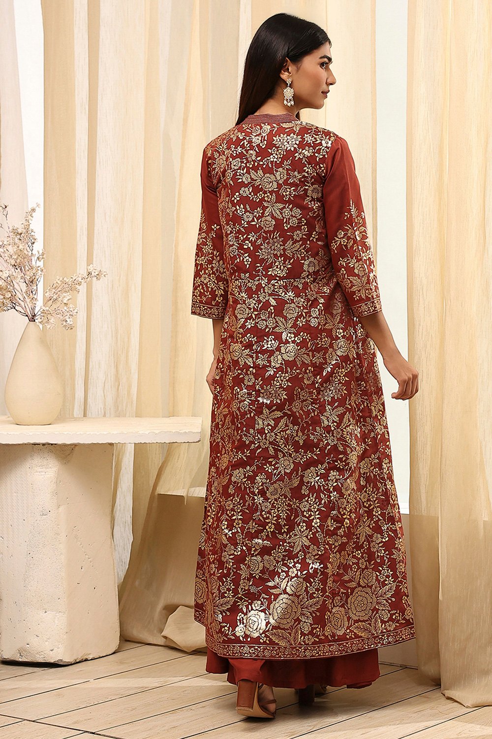 Cherry Polyester  Dress image number 5