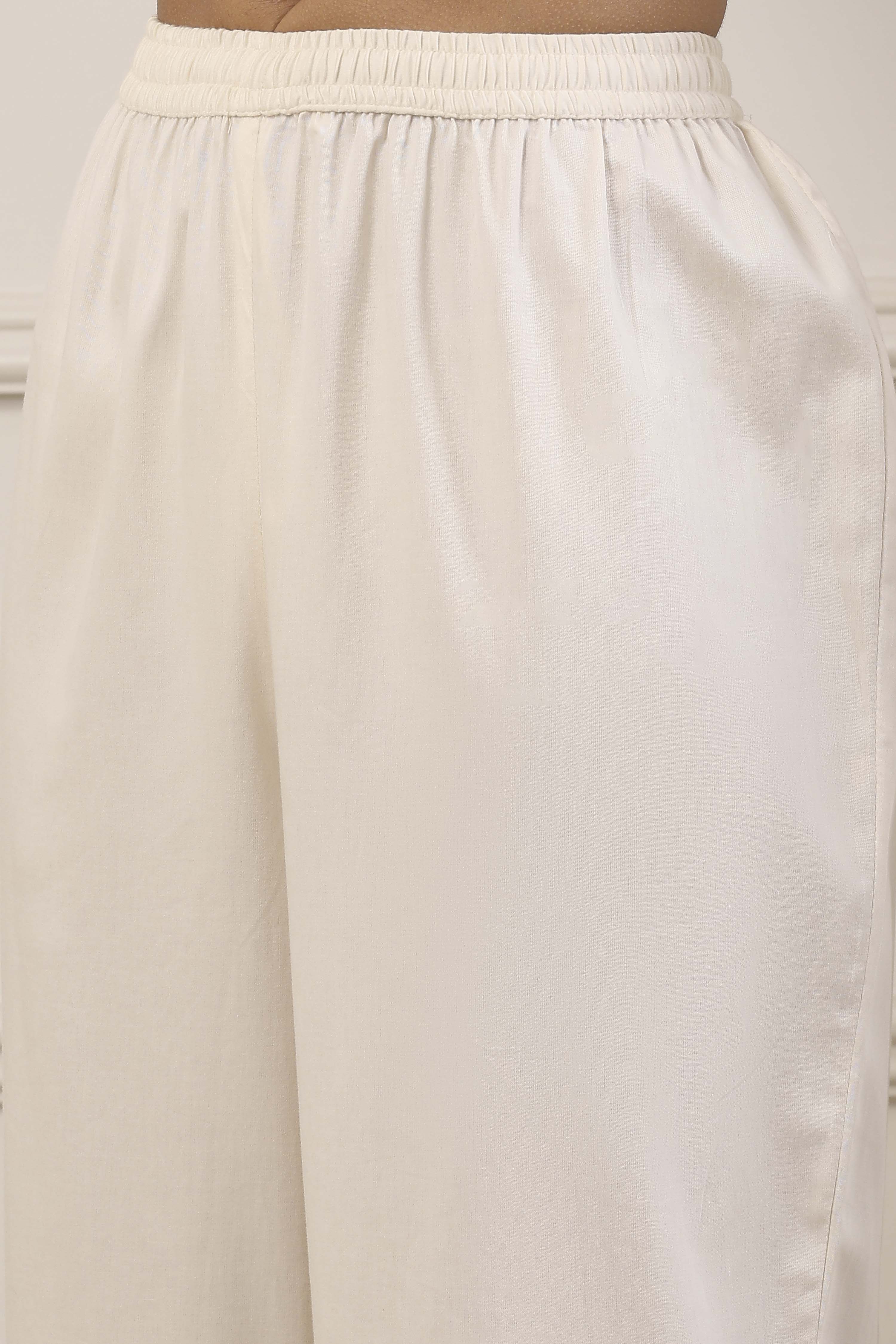 Black Silk Chanderi Straight Suit Set image number 2