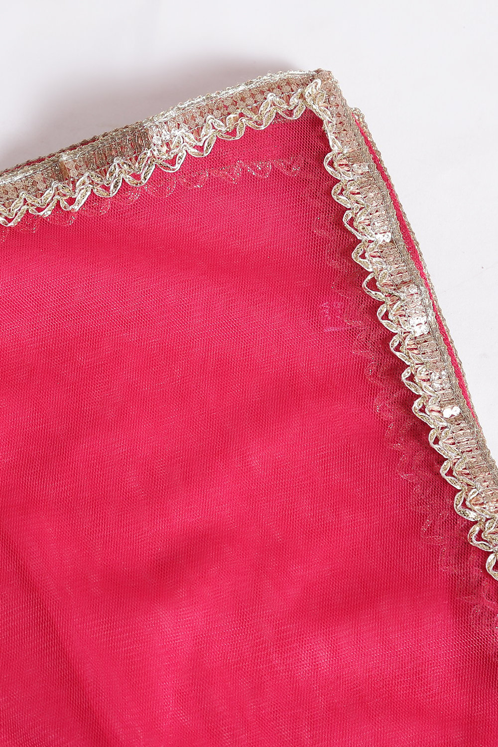 Off White And Pink Lehenga Set image number 5