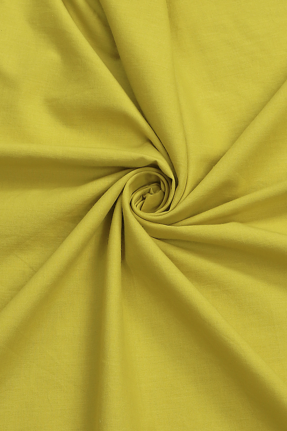 Yellow Cotton Applique Unstitched Suit Set image number 2