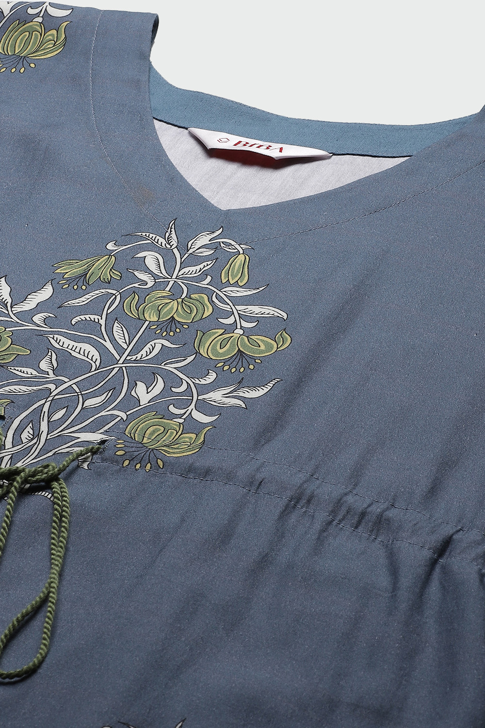 Grey Straight Cotton Printed Sleepwear image number 1