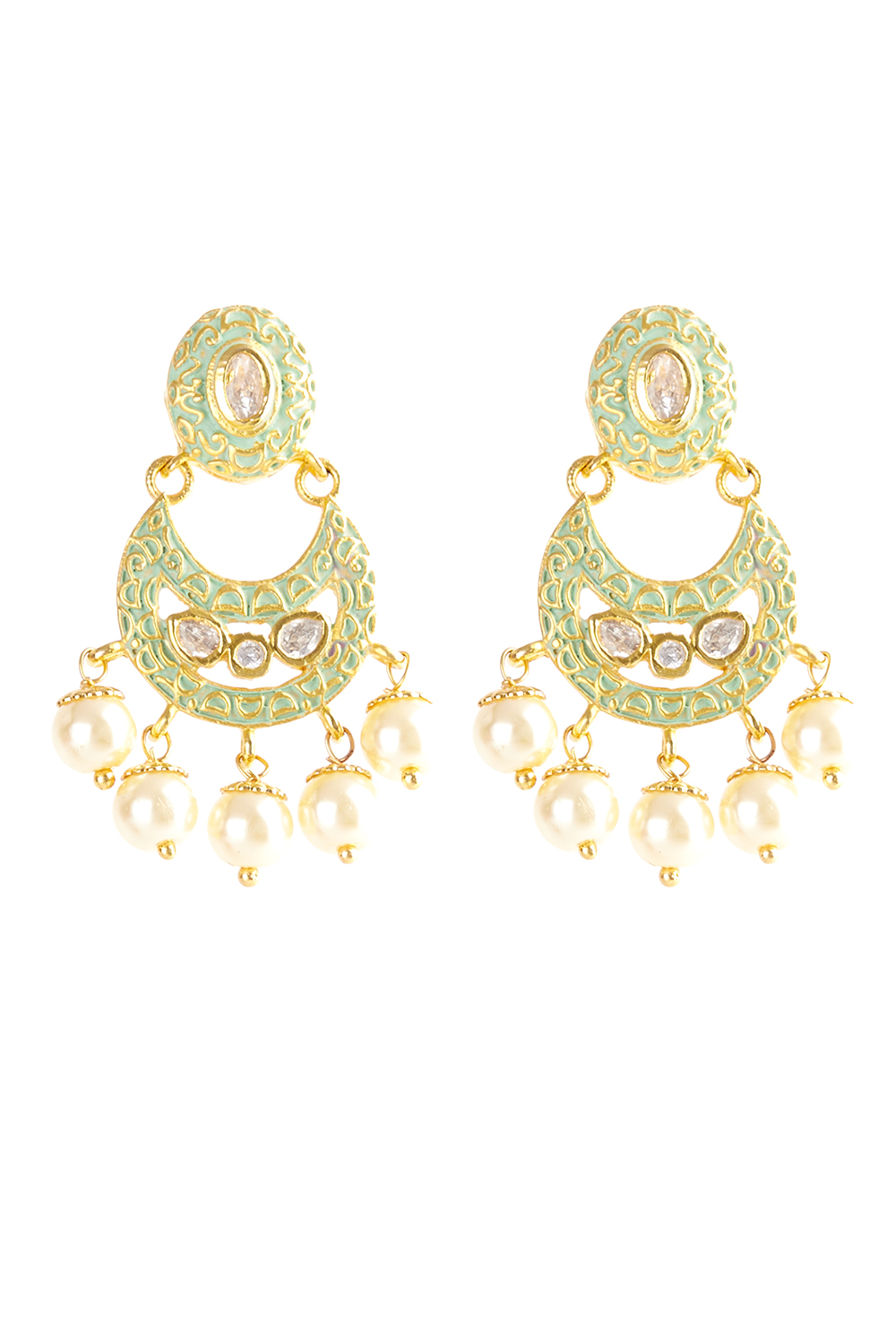 Light Green Earrings image number 2