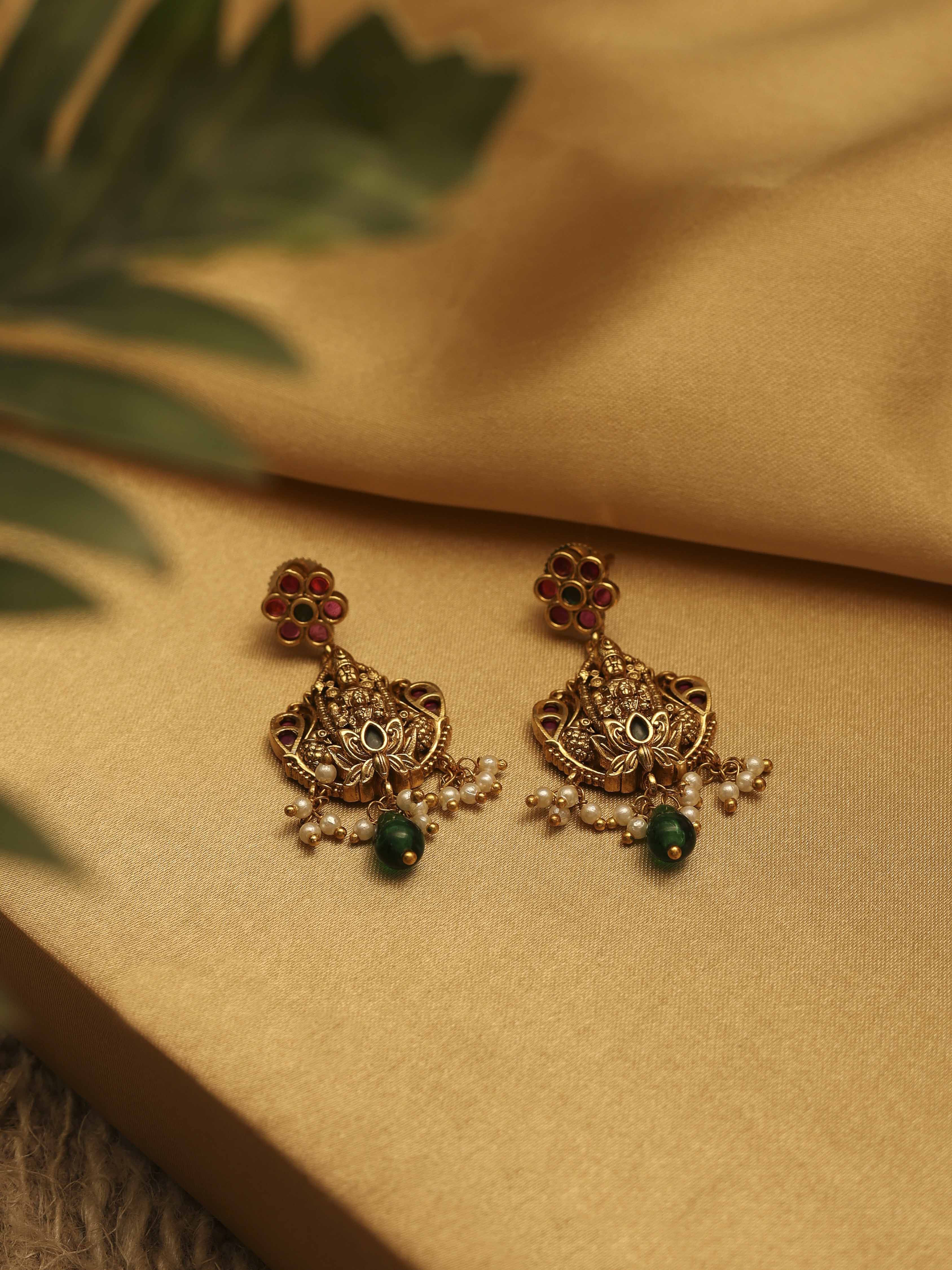 Gold Brass Drop & Danglers image number 0