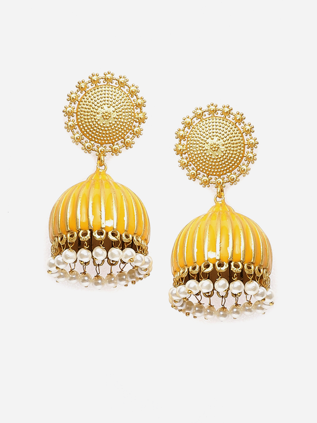 Yellow Earrings image number 2