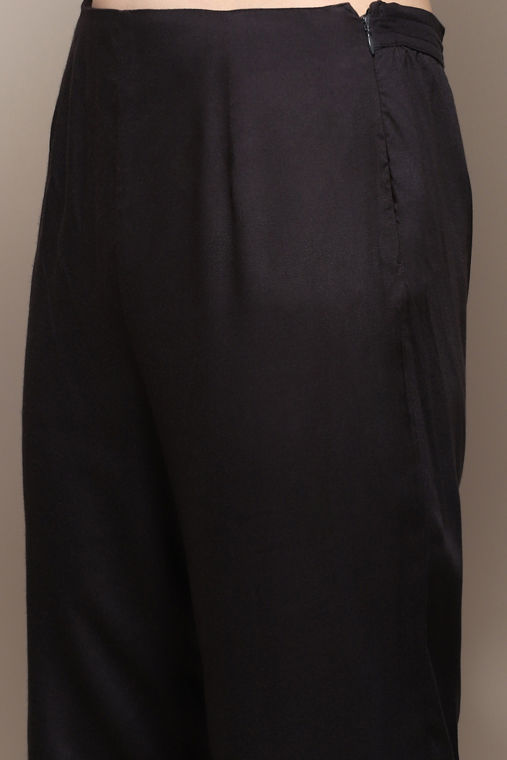 Fuschia Rayon Straight Kurta Pant Suit Set image number 2