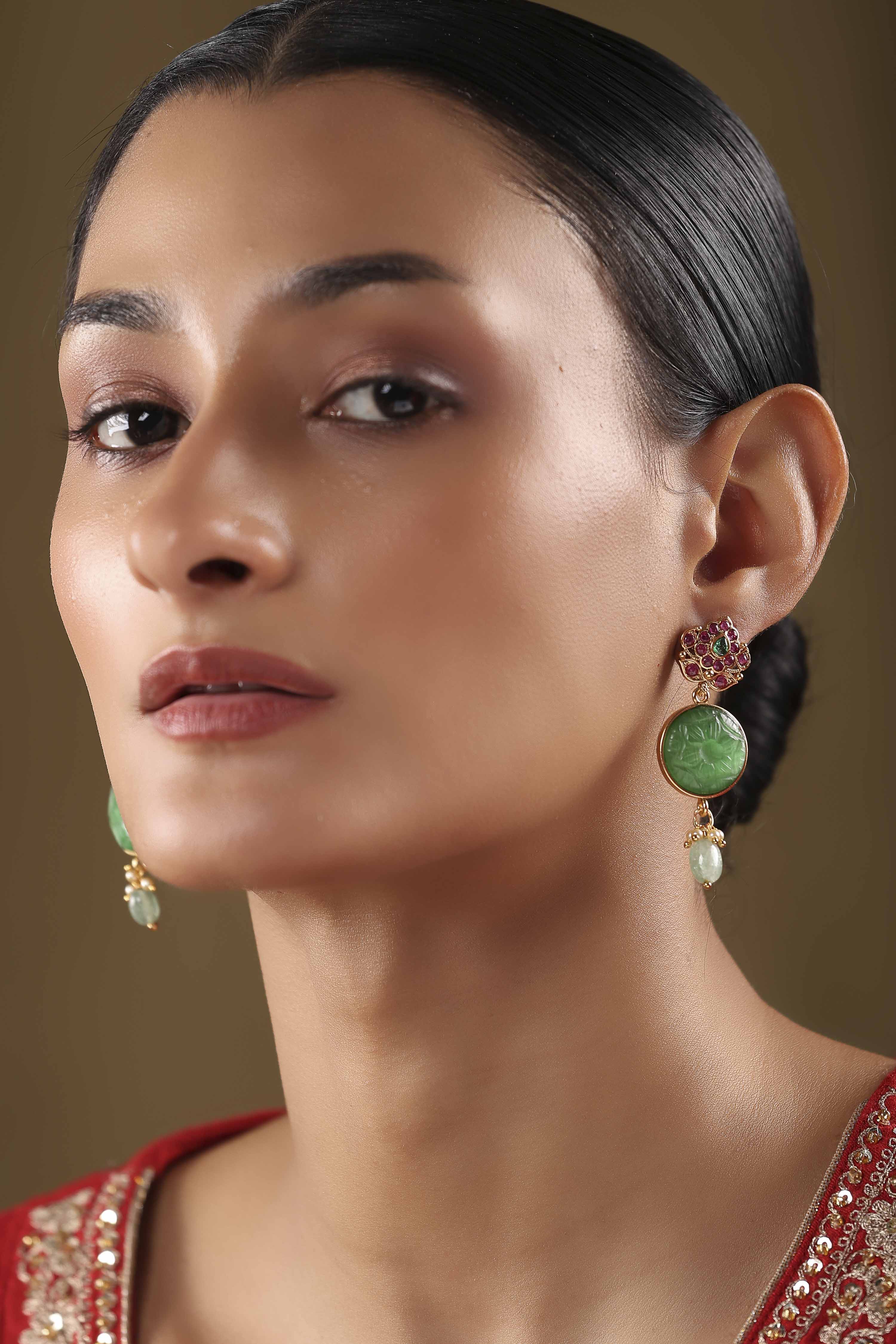 Multi Brass Drop & Danglers image number 3