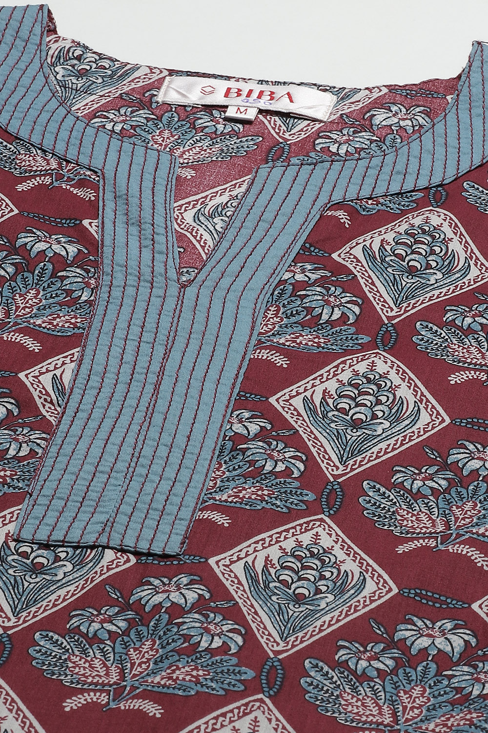 Wine Straight Art Silk Printed Sleepwear image number 1