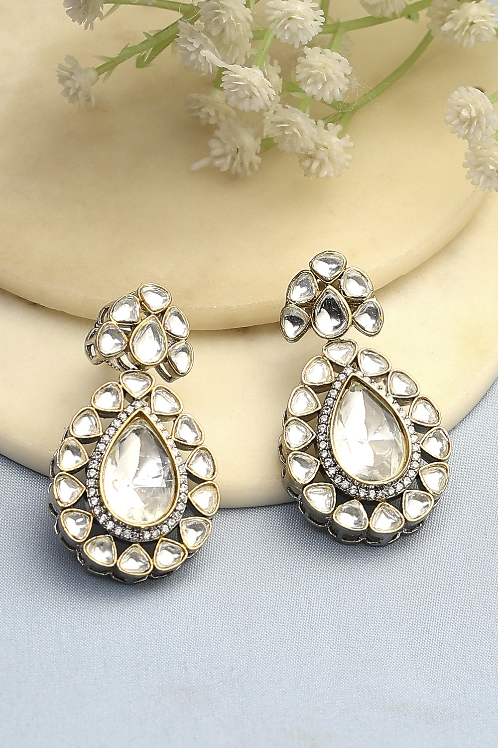 Silver Brass Drop & Danglers image number 0