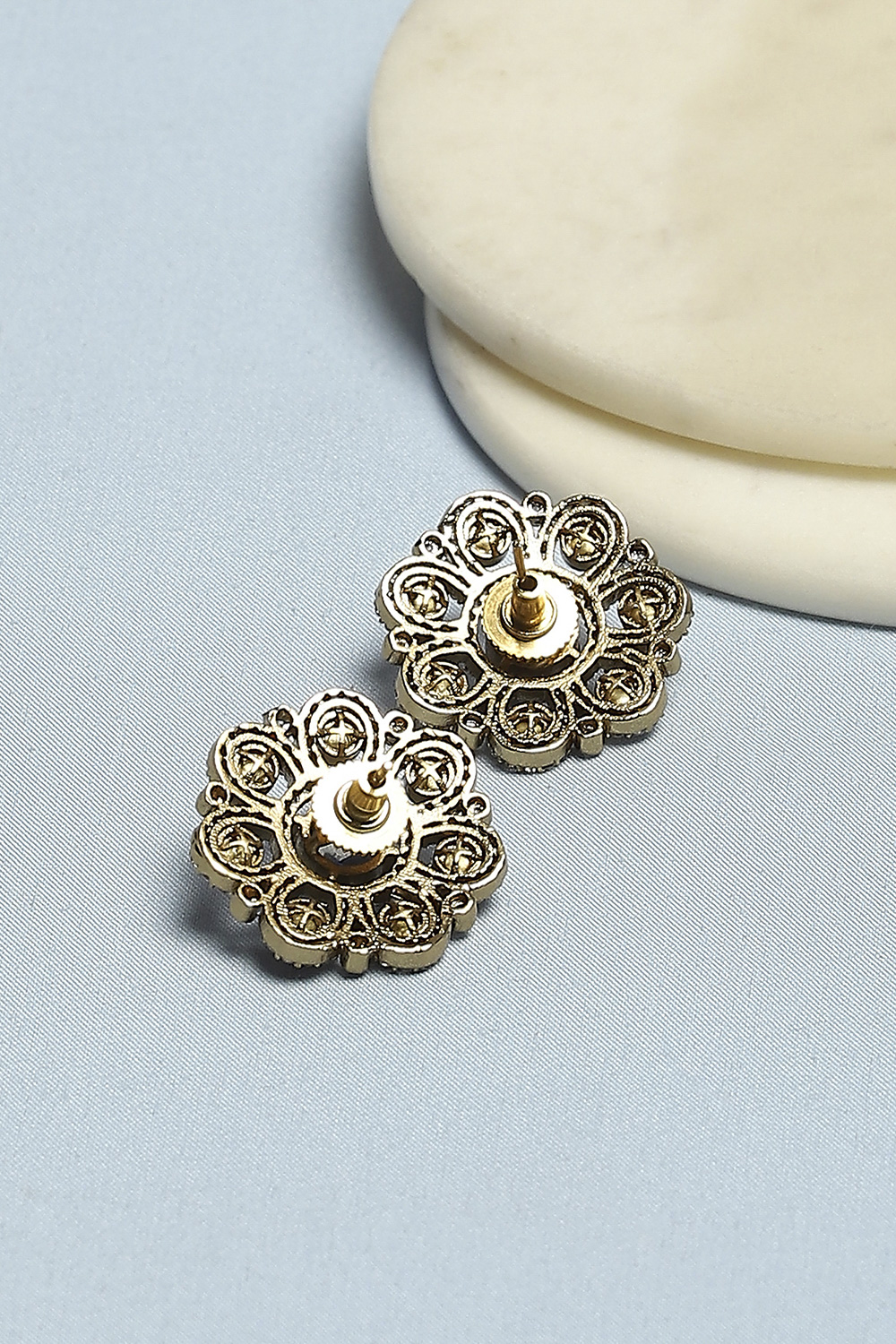 Navy Brass Studs image number 2