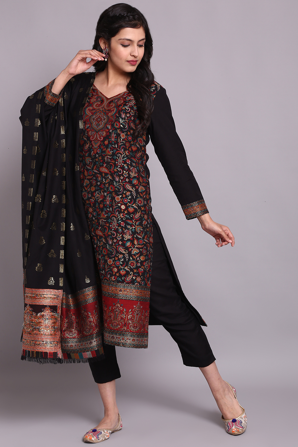 Biba woolen kurti online discount