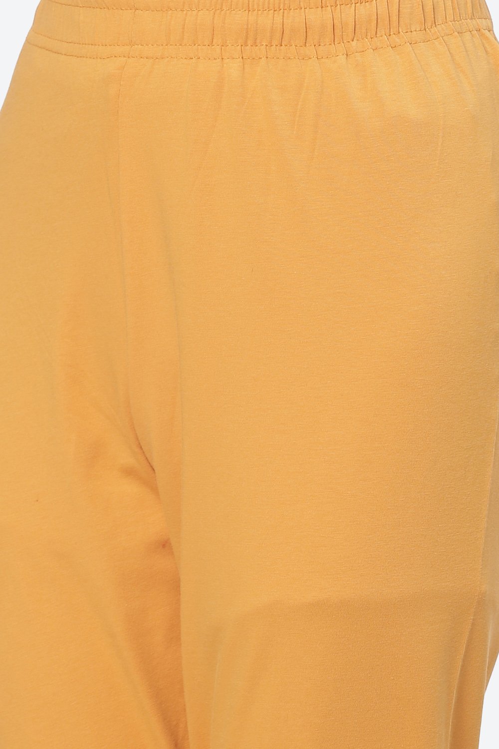 Gold Cotton Lycra Churidar image number 1