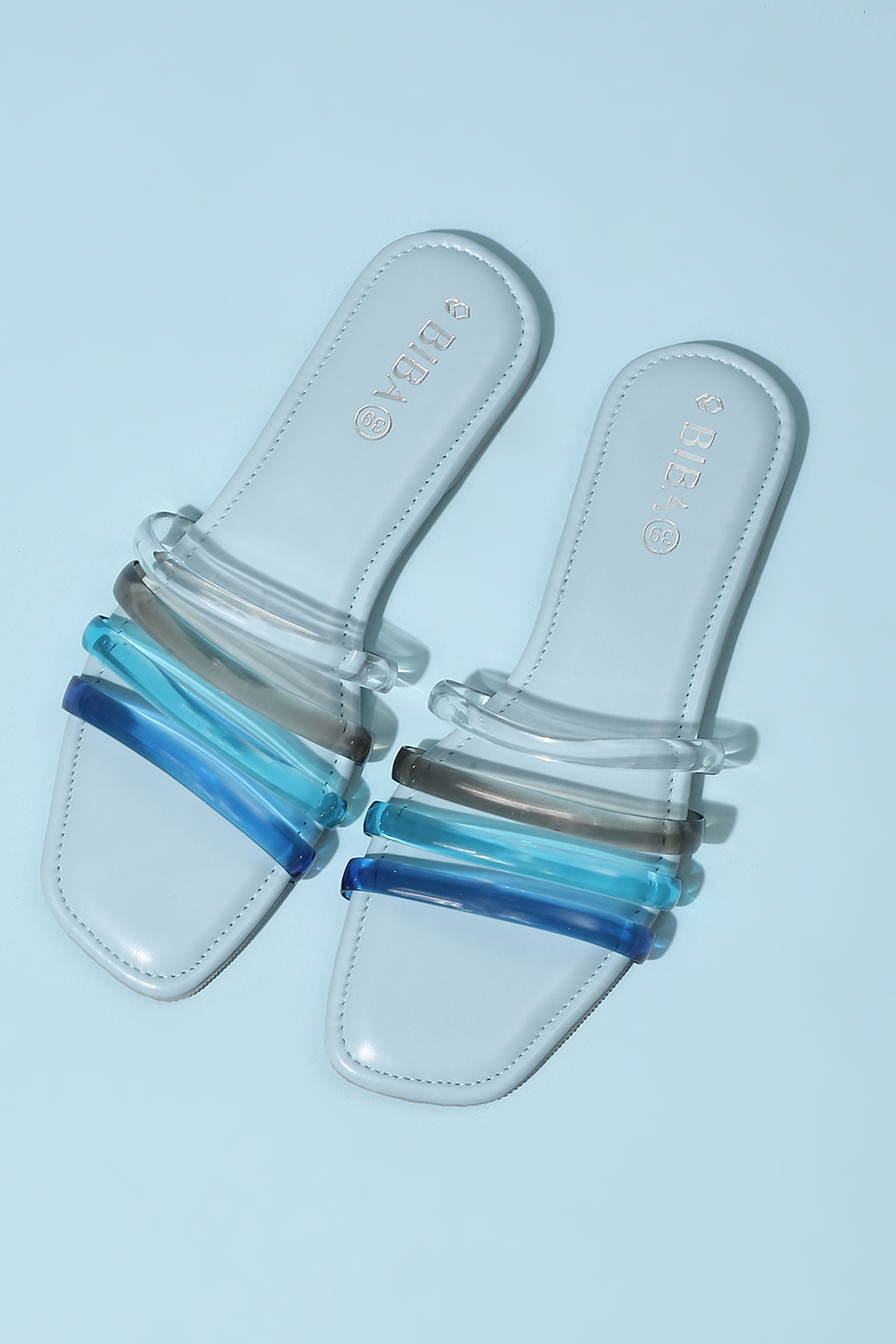 Blue Silicon Slip Ons